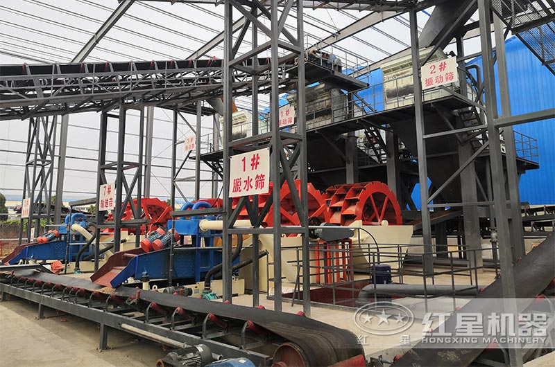 現場洗沙生產線 現場洗沙生產線